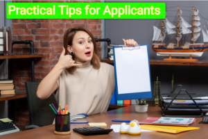 Practical Tips for Applicants